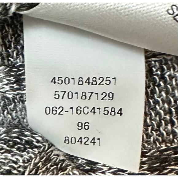 Zenergy Chico's 1 Vanya Hooded Rib Knit Long Cardigan Jacket Sweater Gray Size M - Picture 12 of 12